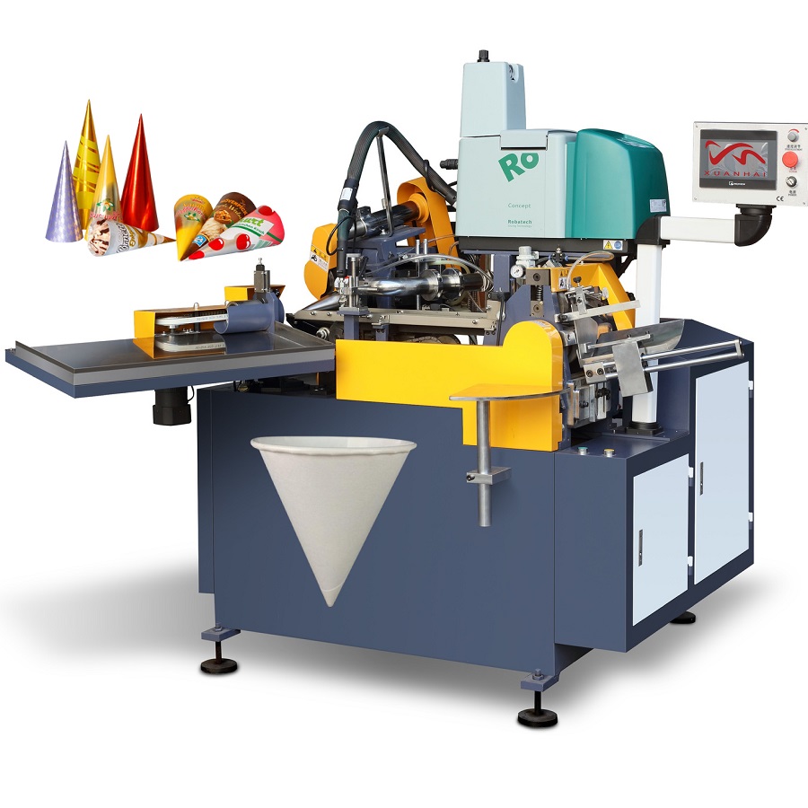 CPC-220 Máquina automática para fabricar fundas de conos de papel para helado de alta calidad